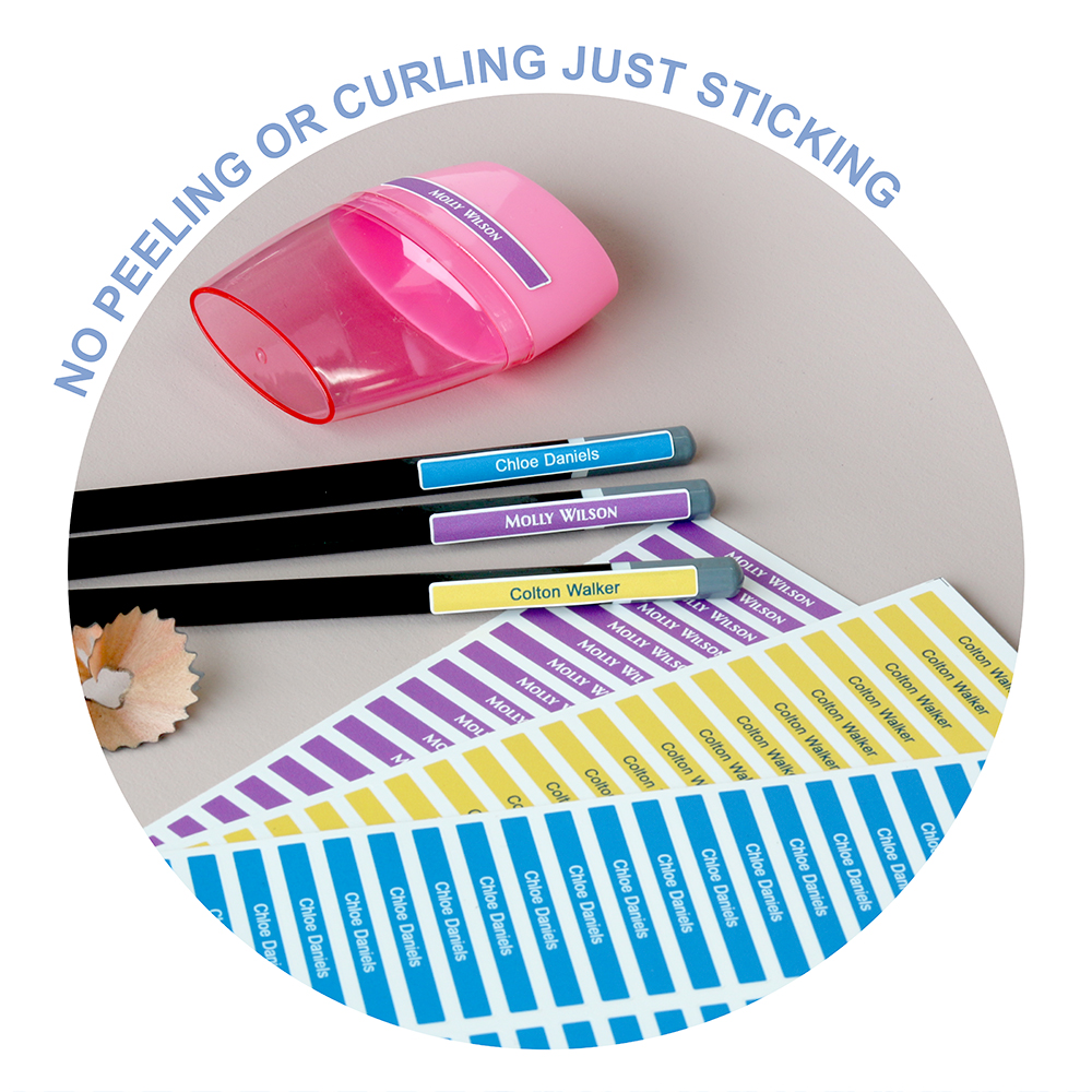 Name Labels that stick through thick and thin