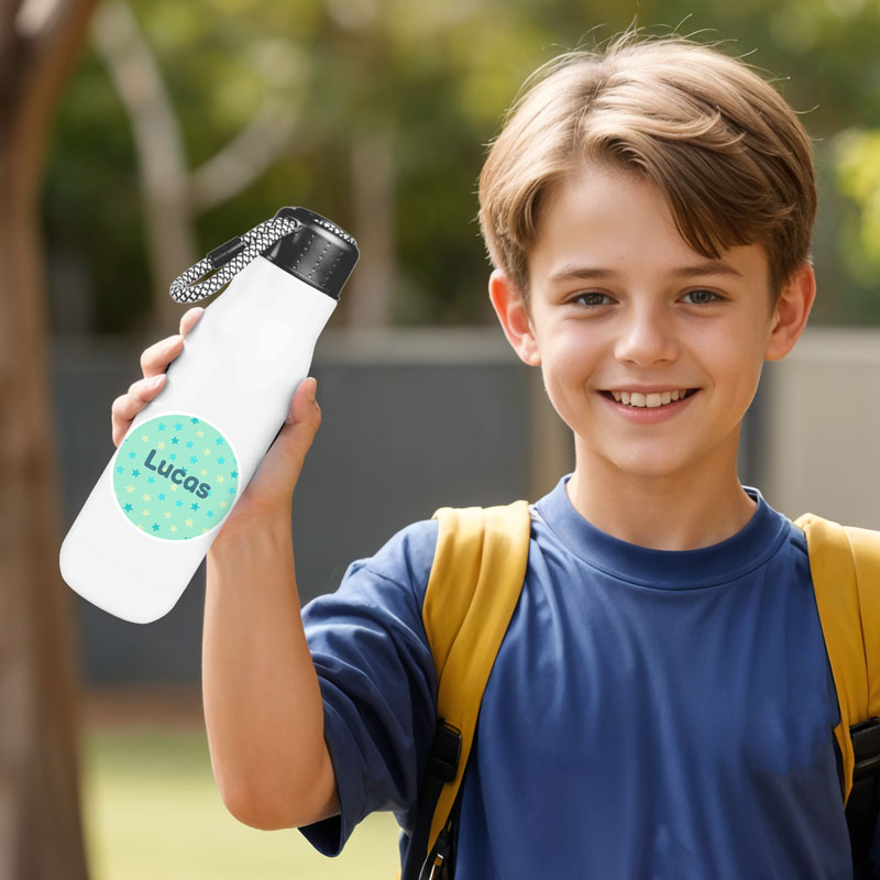 Water Bottle Stainless Steel - Pattern - Image 5