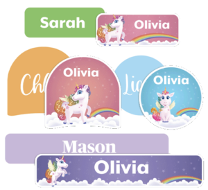 sticky name labels that last