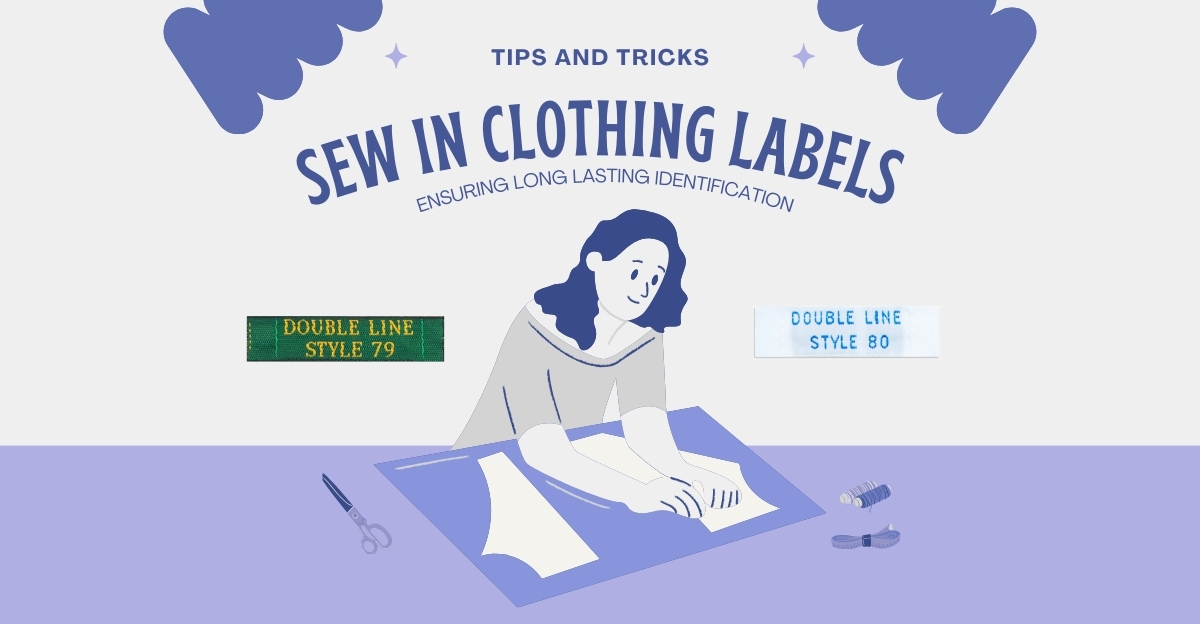 Sew in clothing labels