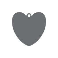 heart shaped pet tag