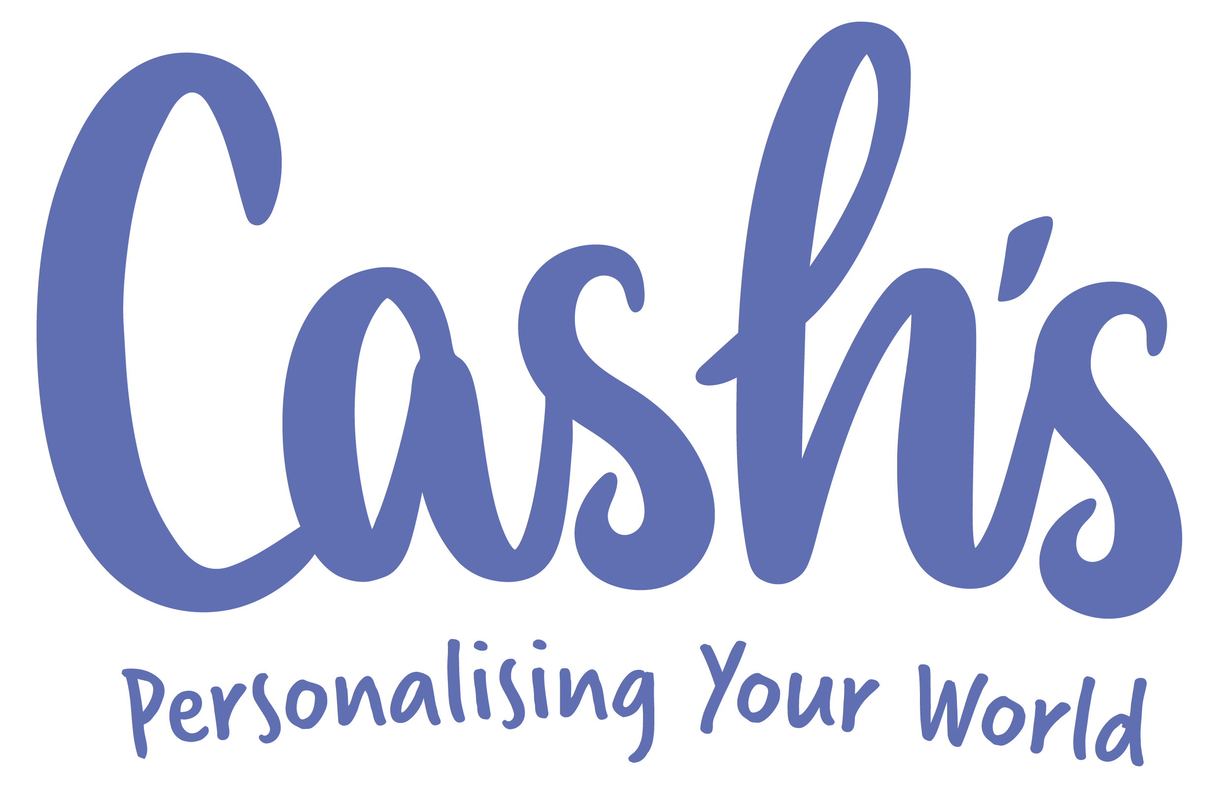 cash's personalising your world logo