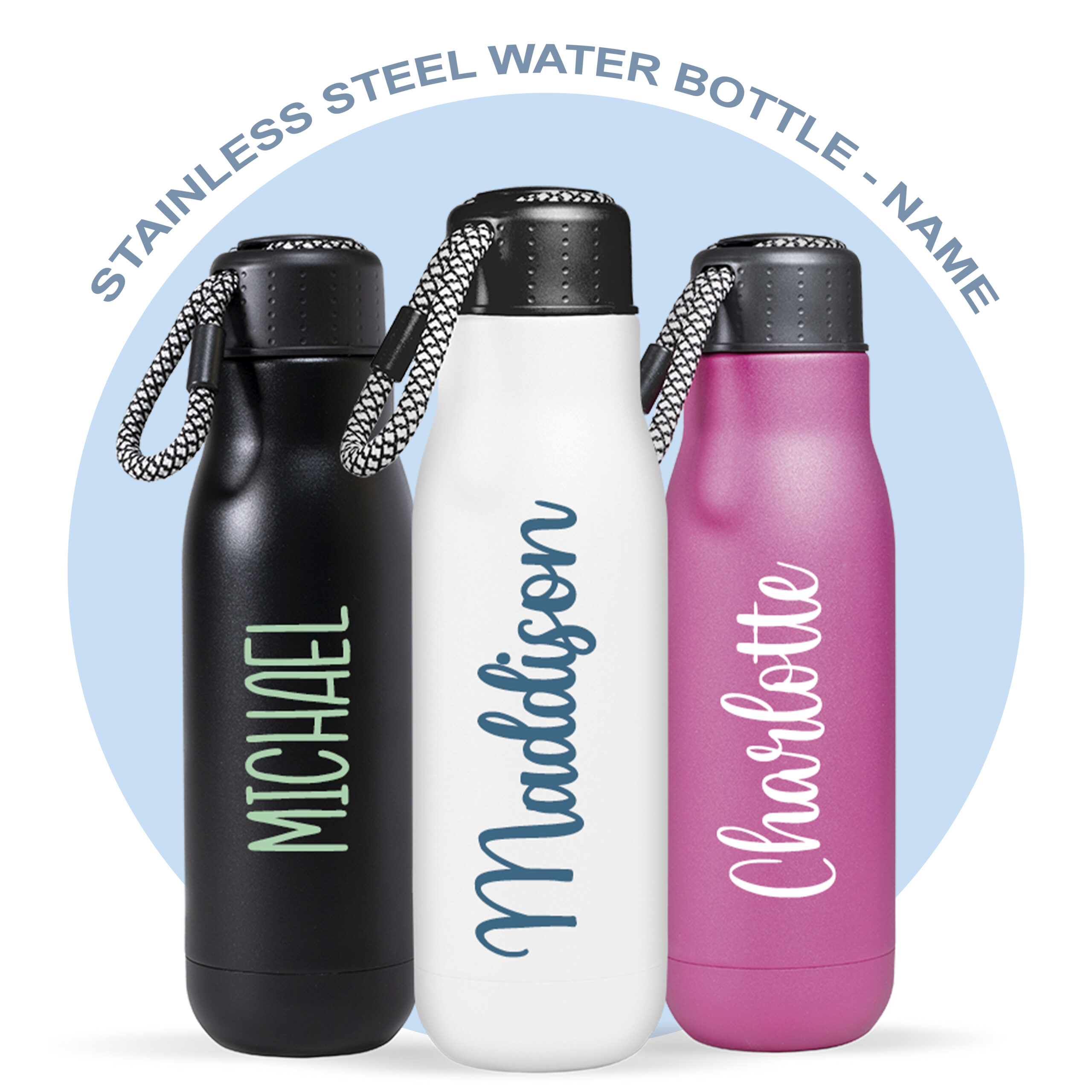 Insulated metal drink bottle