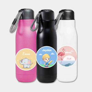 Water Bottle Stainless Steel - Designer