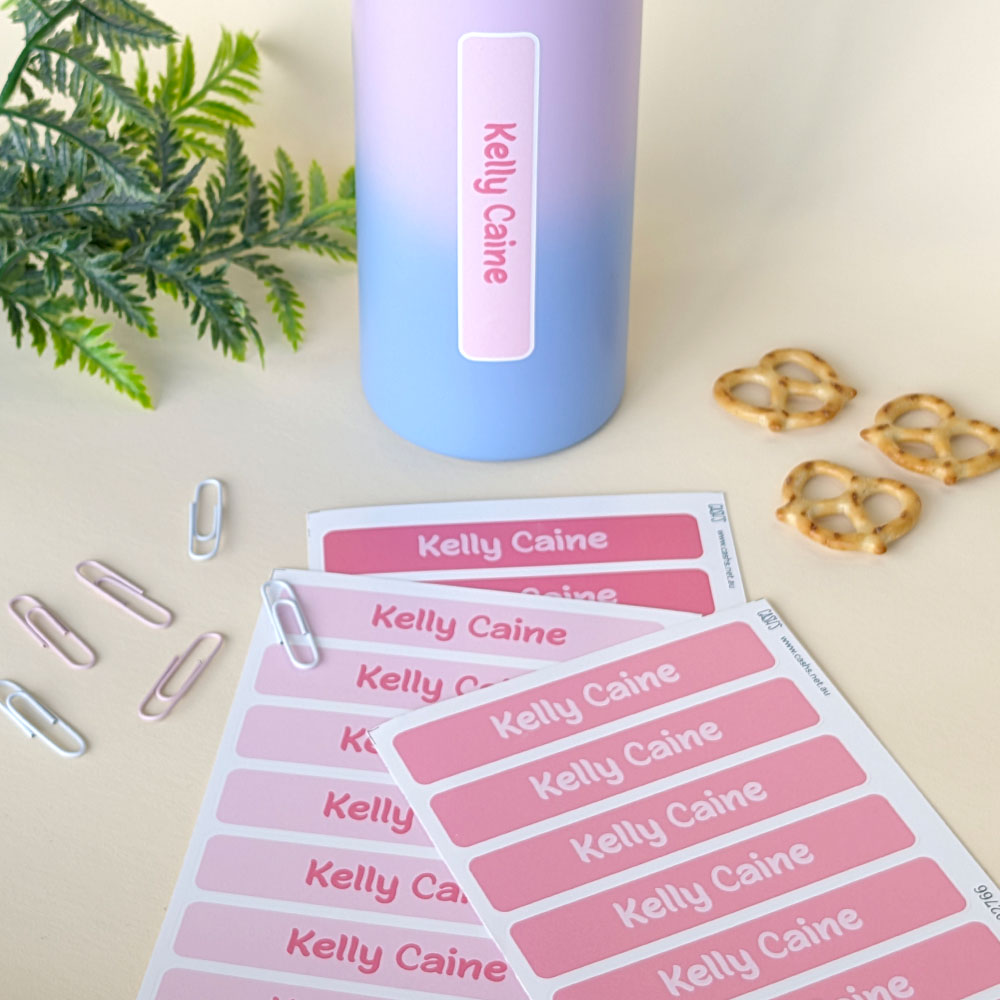 Name Labels – Multi Coloured