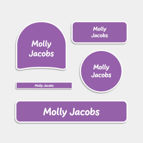 Name Labels Variety Pack – Coloured
