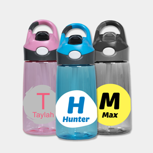 Plastic Water Bottle - Initial