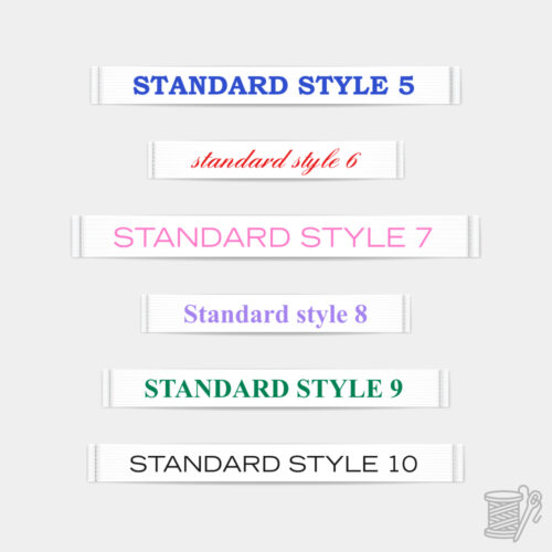 Clothing Labels – Standard Sew In