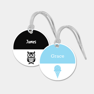 Acrylic Bag Tag Classic