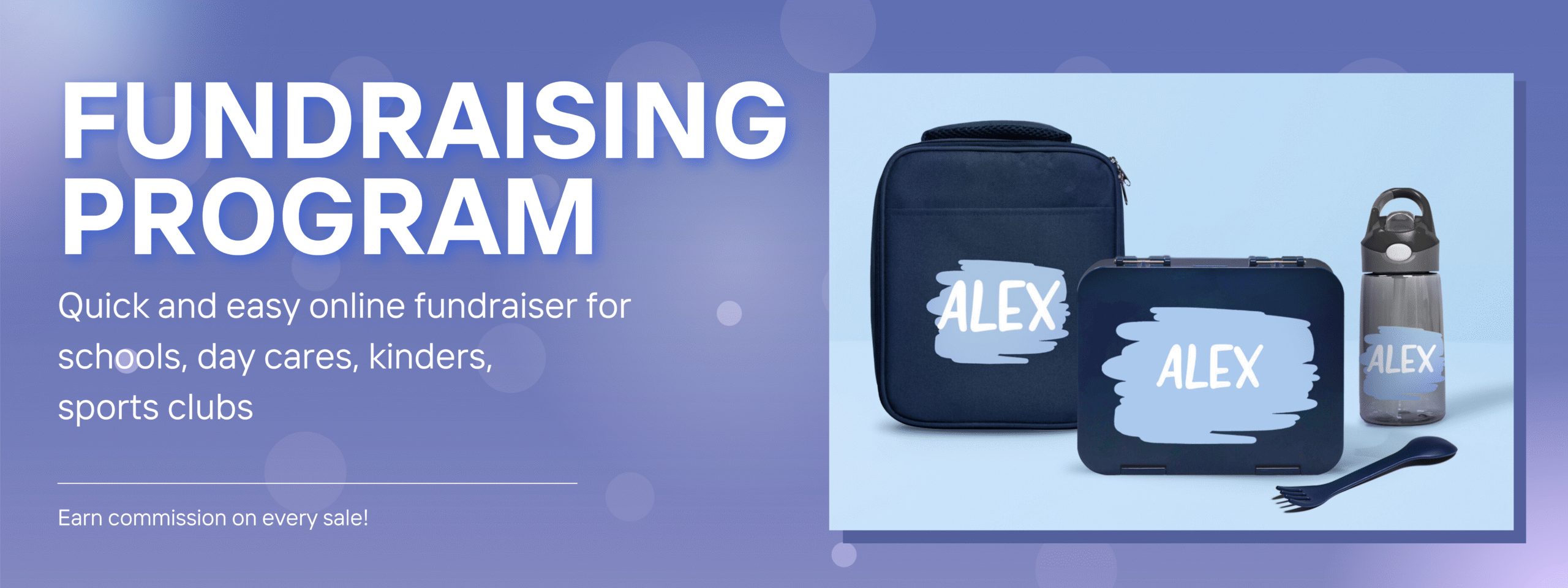 Fundraising Banner Cash's Fundraising Program