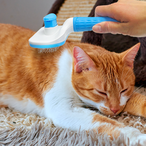 Pet grooming brush